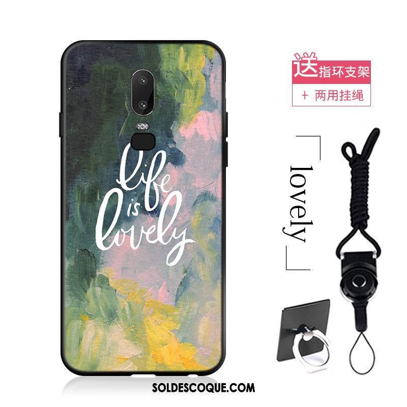 Coque Oneplus 6 Incassable Créatif Étui Marque De Tendance Protection Soldes