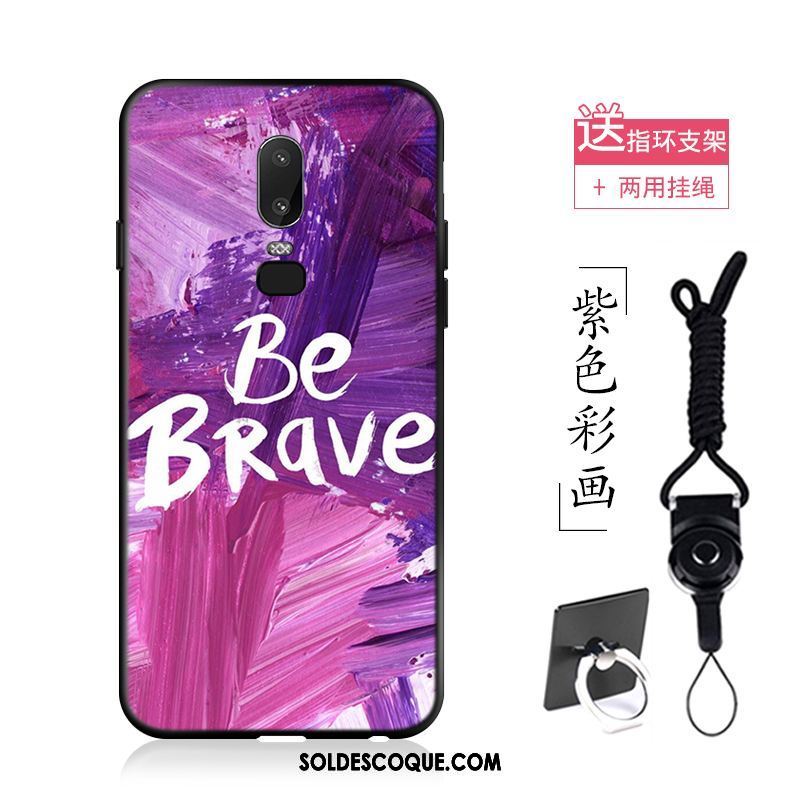 Coque Oneplus 6 Incassable Créatif Étui Marque De Tendance Protection Soldes