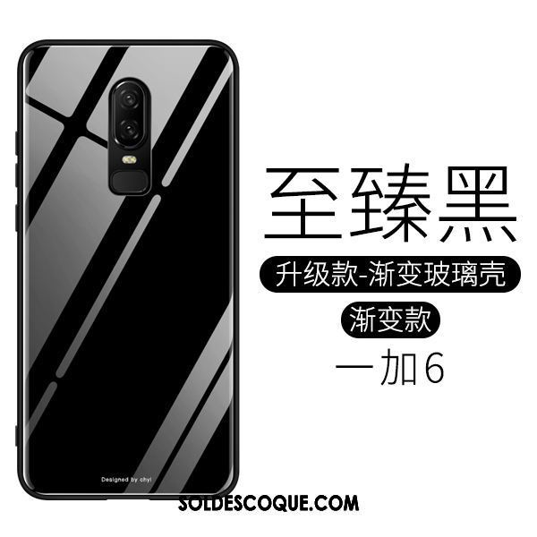 Coque Oneplus 6 Personnalité Très Mince Miroir Tout Compris Couvercle Arrière Pas Cher