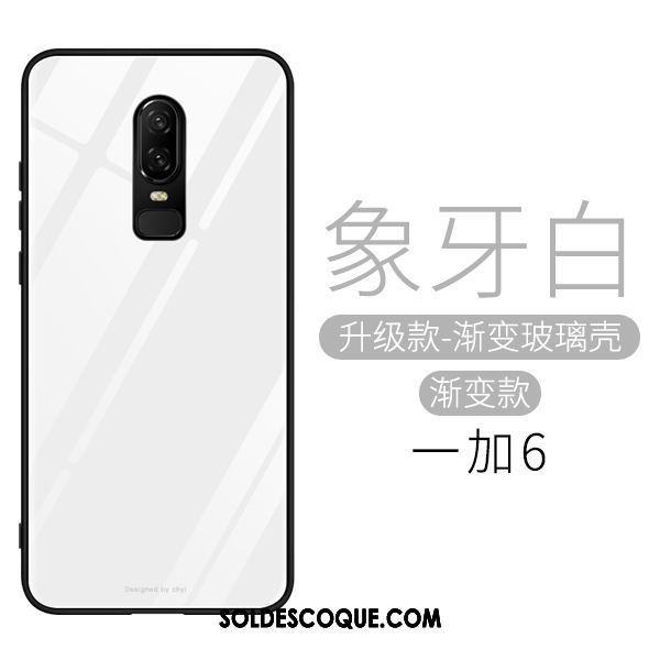 Coque Oneplus 6 Personnalité Très Mince Miroir Tout Compris Couvercle Arrière Pas Cher