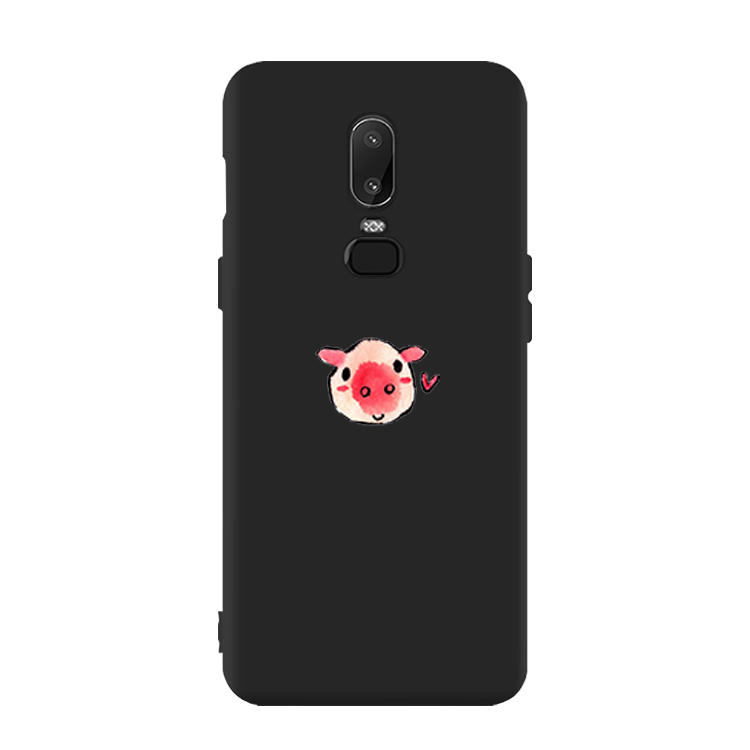 Coque Oneplus 6 Silicone Dessin Animé Charmant Incassable Tout Compris Housse Pas Cher