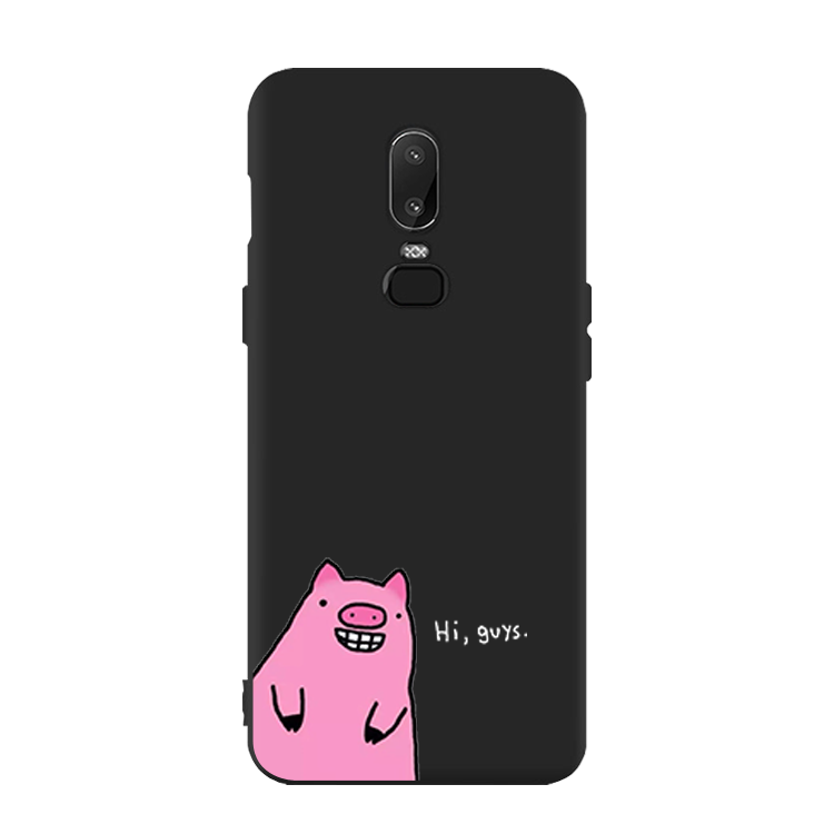 Coque Oneplus 6 Silicone Dessin Animé Charmant Incassable Tout Compris Housse Pas Cher