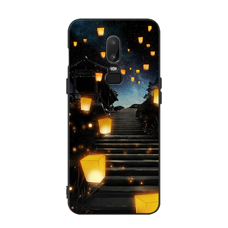 Coque Oneplus 6 Style Chinois Silicone Protection Noir Téléphone Portable Soldes