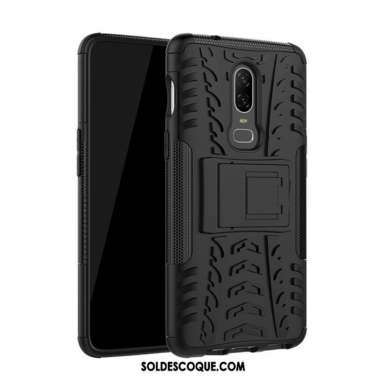 Coque Oneplus 6 Support Incassable Téléphone Portable Armure Marque De Tendance En Ligne