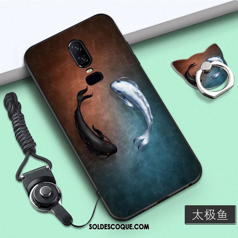 Coque Oneplus 6 Tout Compris Téléphone Portable Étui Protection Tendance Pas Cher