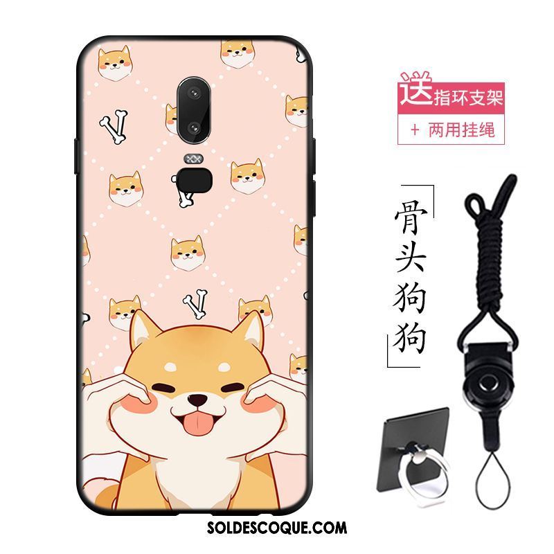 Coque Oneplus 6 Téléphone Portable Chiens Fluide Doux Étui Silicone Soldes