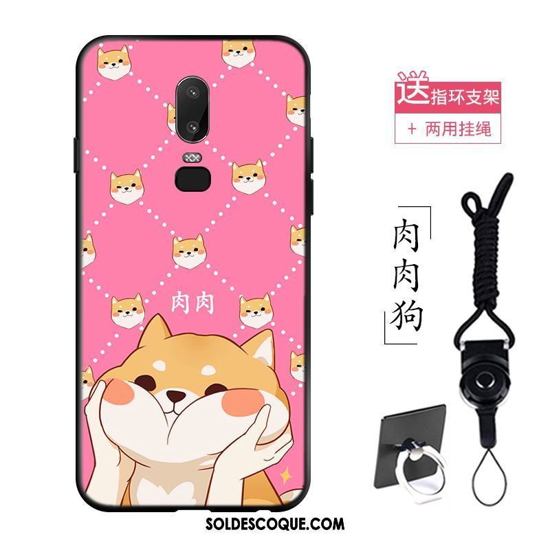 Coque Oneplus 6 Téléphone Portable Chiens Fluide Doux Étui Silicone Soldes