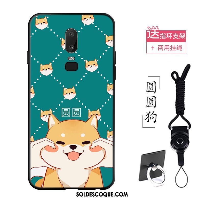 Coque Oneplus 6 Téléphone Portable Chiens Fluide Doux Étui Silicone Soldes