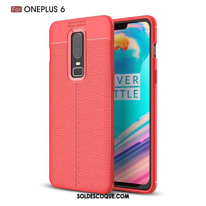 Coque Oneplus 6 Téléphone Portable Silicone Tendance Noir Modèle Fleurie Pas Cher