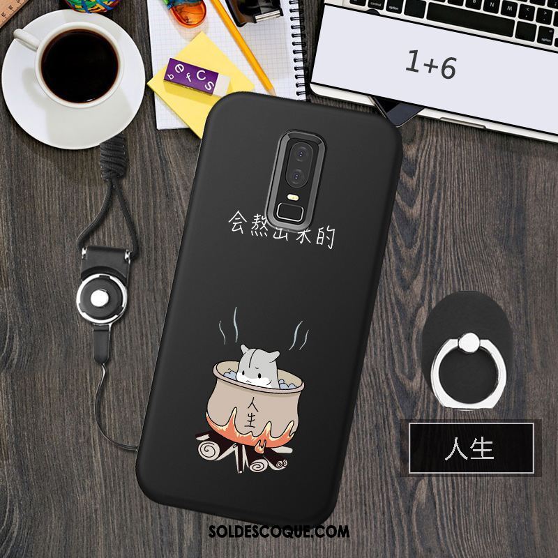 Coque Oneplus 6 Étui Téléphone Portable Incassable Silicone Personnalité Pas Cher