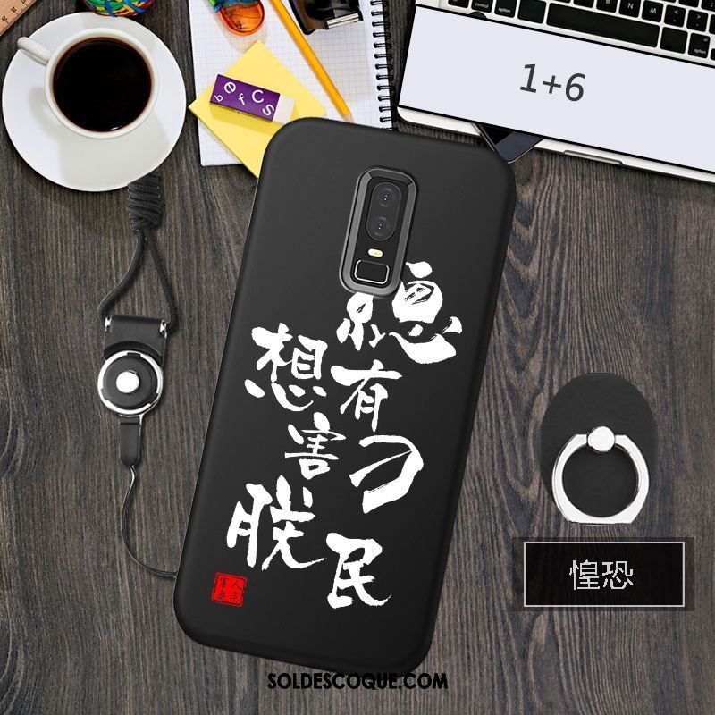 Coque Oneplus 6 Étui Téléphone Portable Incassable Silicone Personnalité Pas Cher