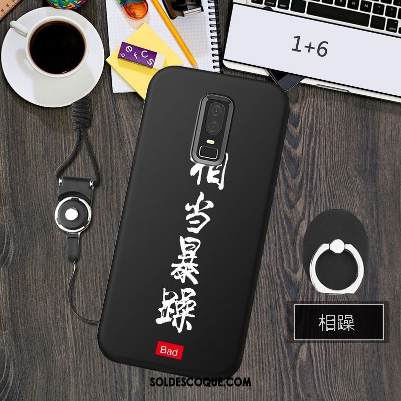 Coque Oneplus 6 Étui Téléphone Portable Incassable Silicone Personnalité Pas Cher