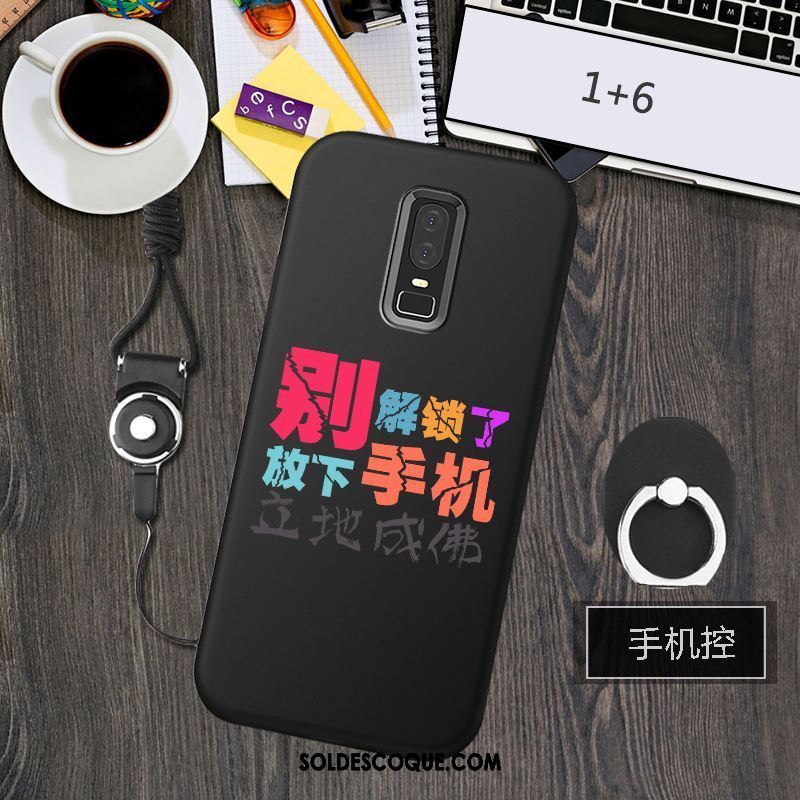 Coque Oneplus 6 Étui Téléphone Portable Incassable Silicone Personnalité Pas Cher