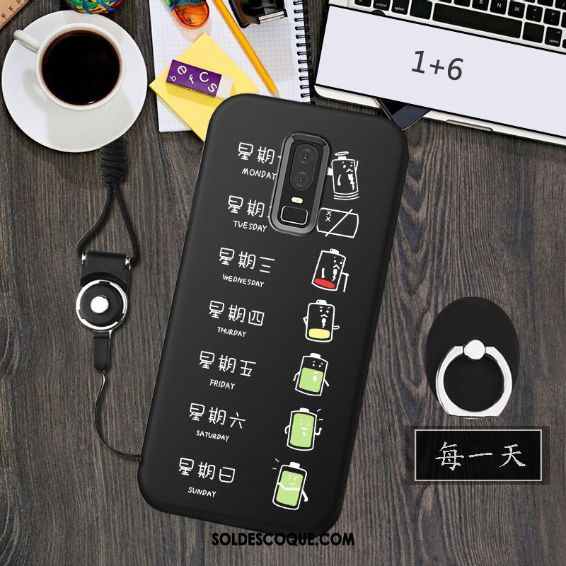 Coque Oneplus 6 Étui Téléphone Portable Incassable Silicone Personnalité Pas Cher