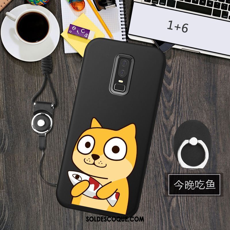 Coque Oneplus 6 Étui Téléphone Portable Incassable Silicone Personnalité Pas Cher