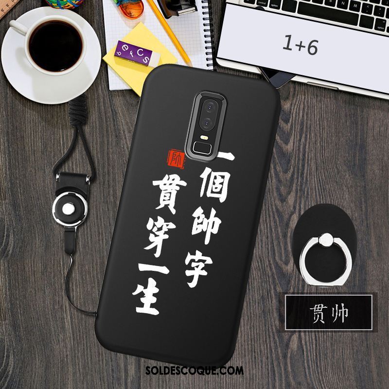 Coque Oneplus 6 Étui Téléphone Portable Incassable Silicone Personnalité Pas Cher