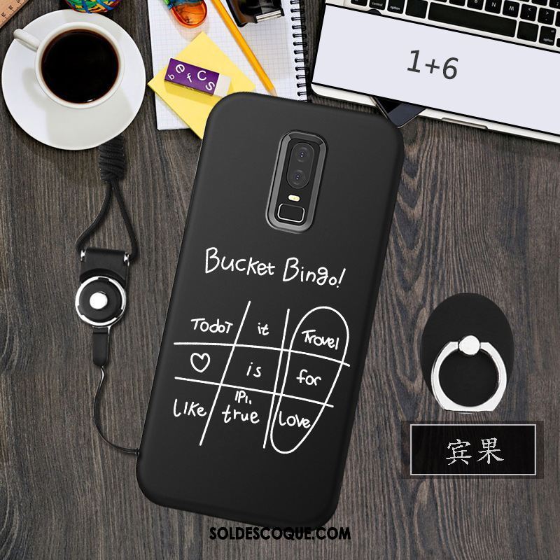 Coque Oneplus 6 Étui Téléphone Portable Incassable Silicone Personnalité Pas Cher