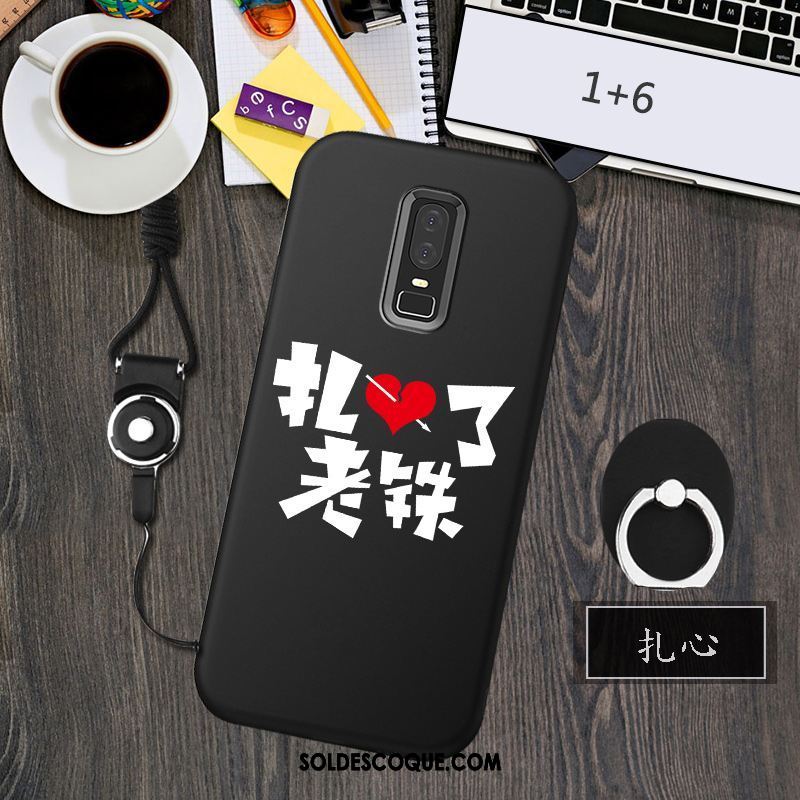 Coque Oneplus 6 Étui Téléphone Portable Incassable Silicone Personnalité Pas Cher