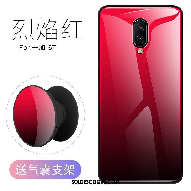 Coque Oneplus 6t Dégradé Protection Téléphone Portable Verre Tout Compris Housse En Ligne