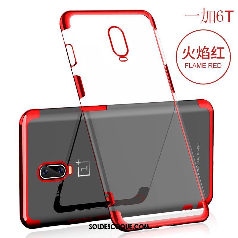 Coque Oneplus 6t Incassable Tout Compris Très Mince Créatif Net Rouge En Ligne