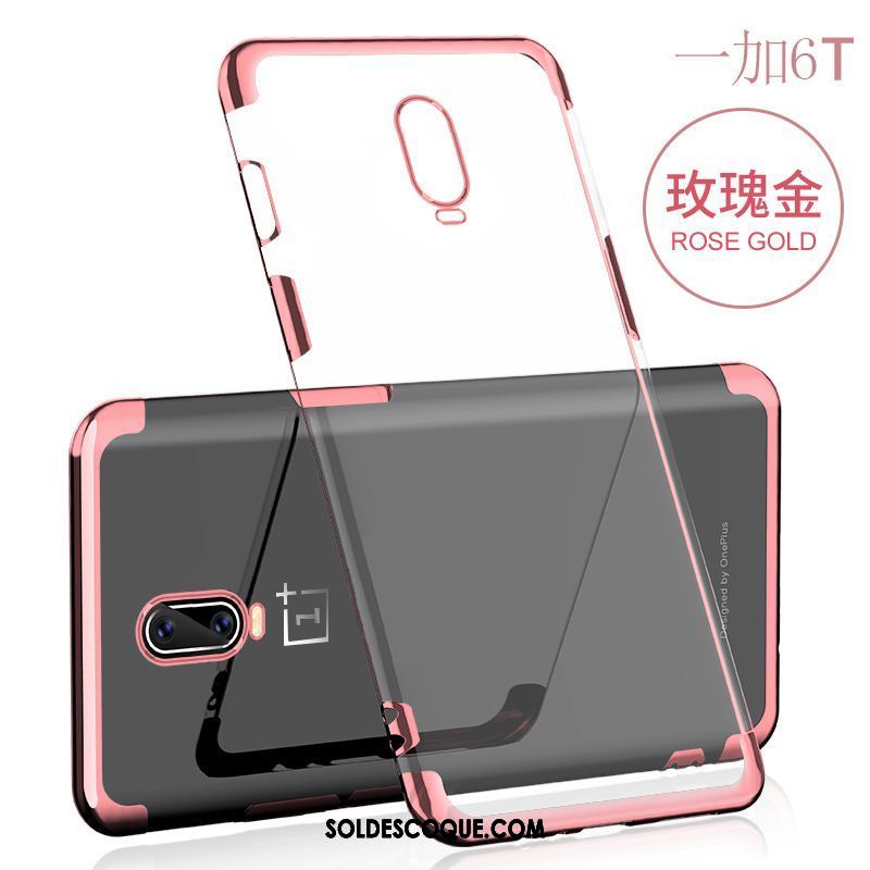 Coque Oneplus 6t Incassable Tout Compris Très Mince Créatif Net Rouge En Ligne