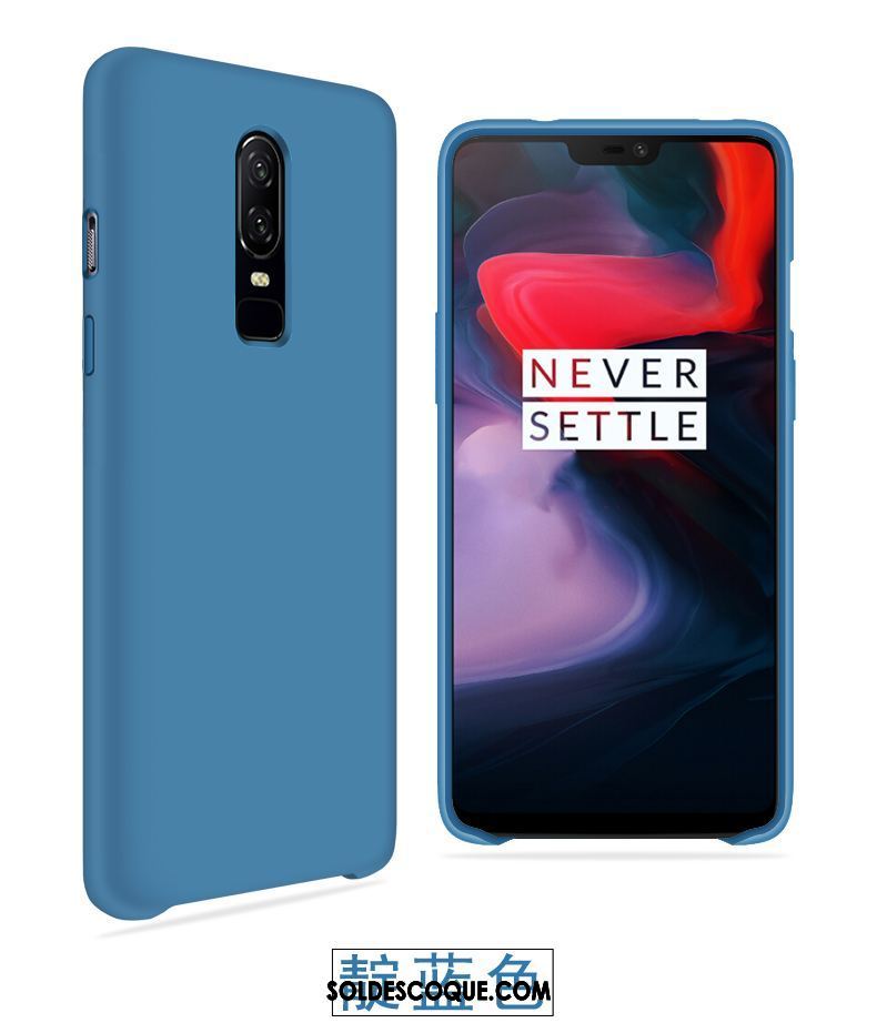 Coque Oneplus 6t Net Rouge Délavé En Daim Protection Personnalité Vert Housse Soldes