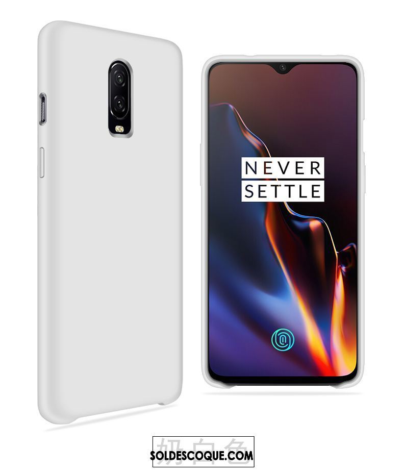 Coque Oneplus 6t Net Rouge Délavé En Daim Protection Personnalité Vert Housse Soldes