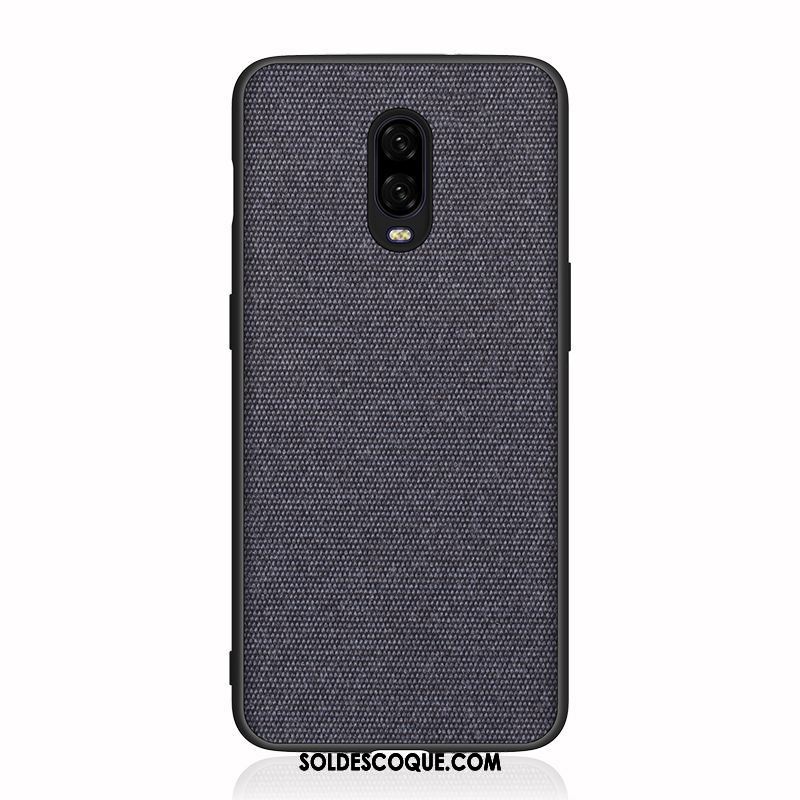 Coque Oneplus 6t Personnalité Protection Marque De Tendance Fluide Doux Incassable En Vente