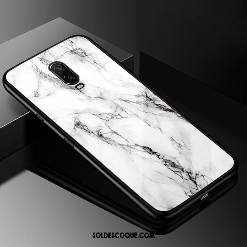 Coque Oneplus 6t Personnalité Téléphone Portable Protection Marque De Tendance Bleu En Vente