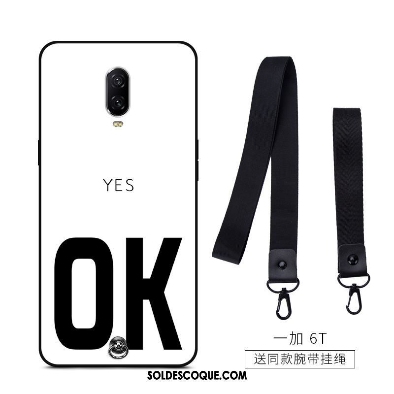 Coque Oneplus 6t Protection Délavé En Daim Téléphone Portable Charmant Frais Soldes