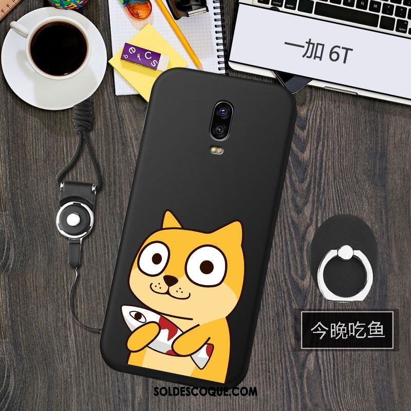 Coque Oneplus 6t Protection Personnalisé Tendance Fluide Doux Silicone Pas Cher