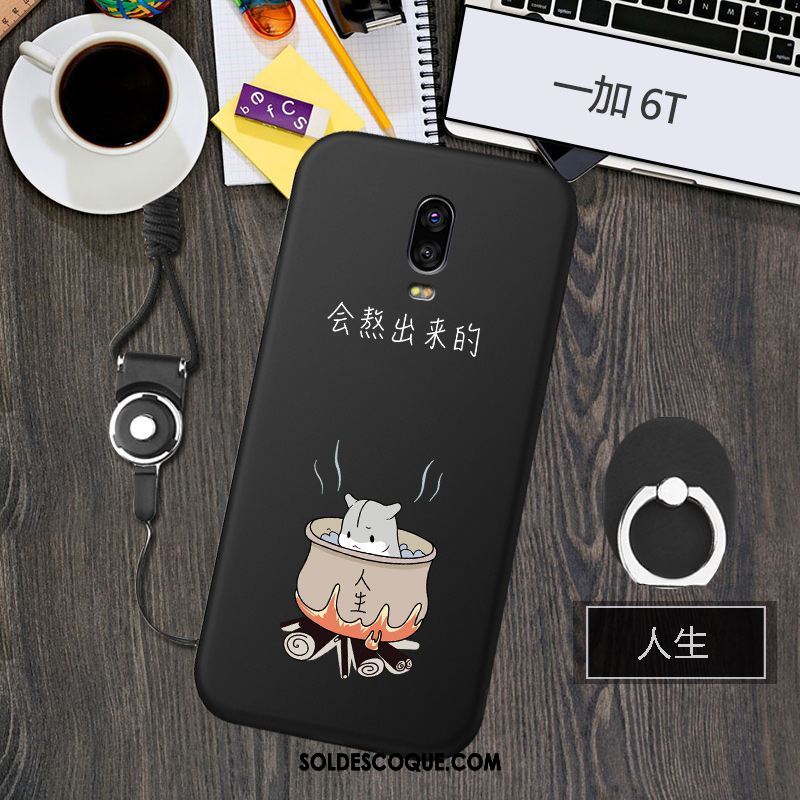 Coque Oneplus 6t Protection Personnalisé Tendance Fluide Doux Silicone Pas Cher