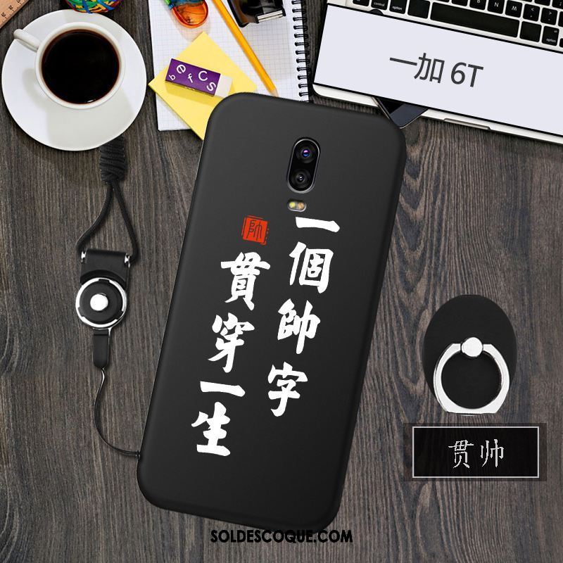 Coque Oneplus 6t Protection Personnalisé Tendance Fluide Doux Silicone Pas Cher