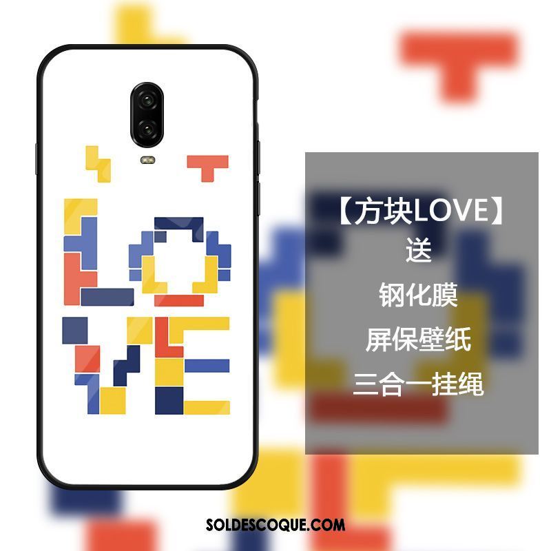 Coque Oneplus 6t Téléphone Portable Silicone Tout Compris Étui Incassable Soldes