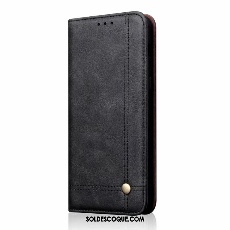 Coque Oneplus 6t Étui En Cuir Téléphone Portable Protection Incassable Clamshell En Ligne