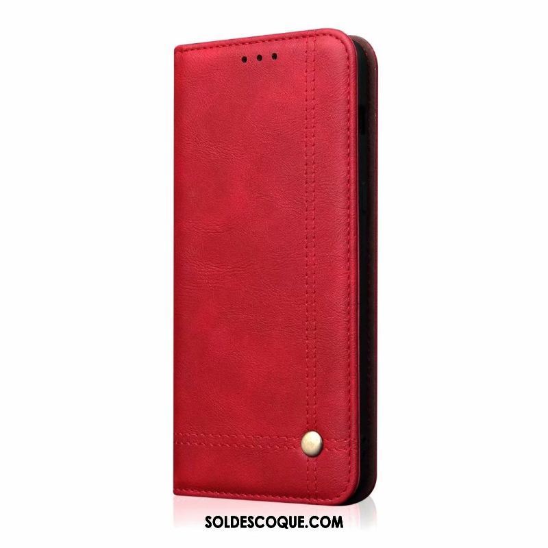 Coque Oneplus 6t Étui En Cuir Téléphone Portable Protection Incassable Clamshell En Ligne