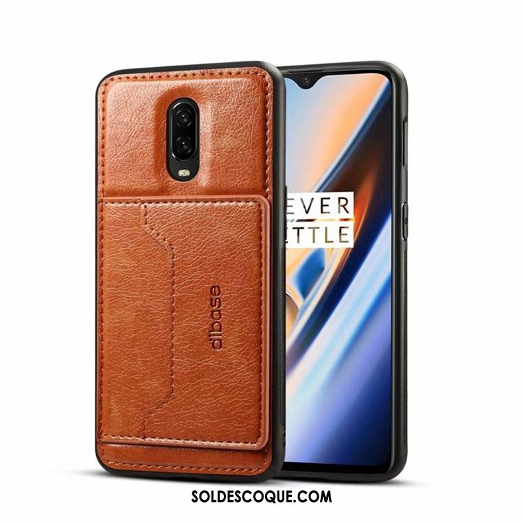 Coque Oneplus 7 Carte Rouge Étui Étui En Cuir Incassable France