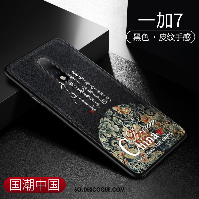 Coque Oneplus 7 Modèle Fleurie Étui Créatif Tendance Téléphone Portable Pas Cher