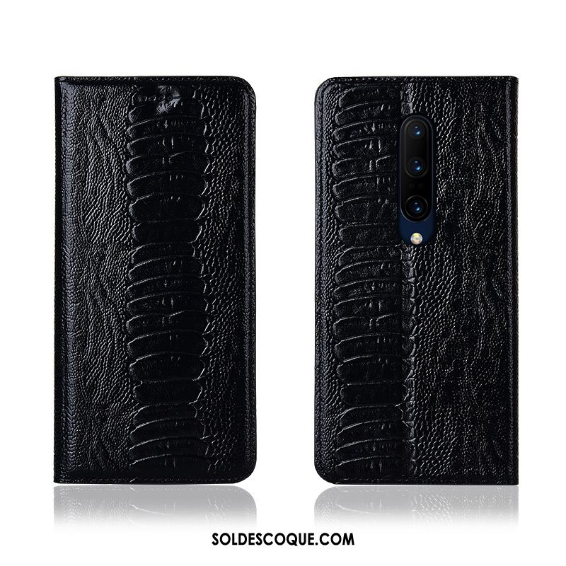 Coque Oneplus 7 Pro Fluide Doux Oiseau Étui En Cuir Incassable Téléphone Portable Pas Cher