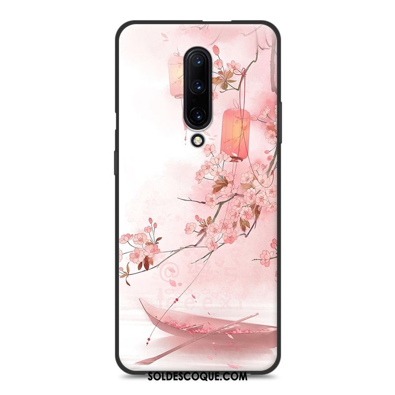 Coque Oneplus 7 Pro Frais Style Chinois Vintage Téléphone Portable Vert Soldes