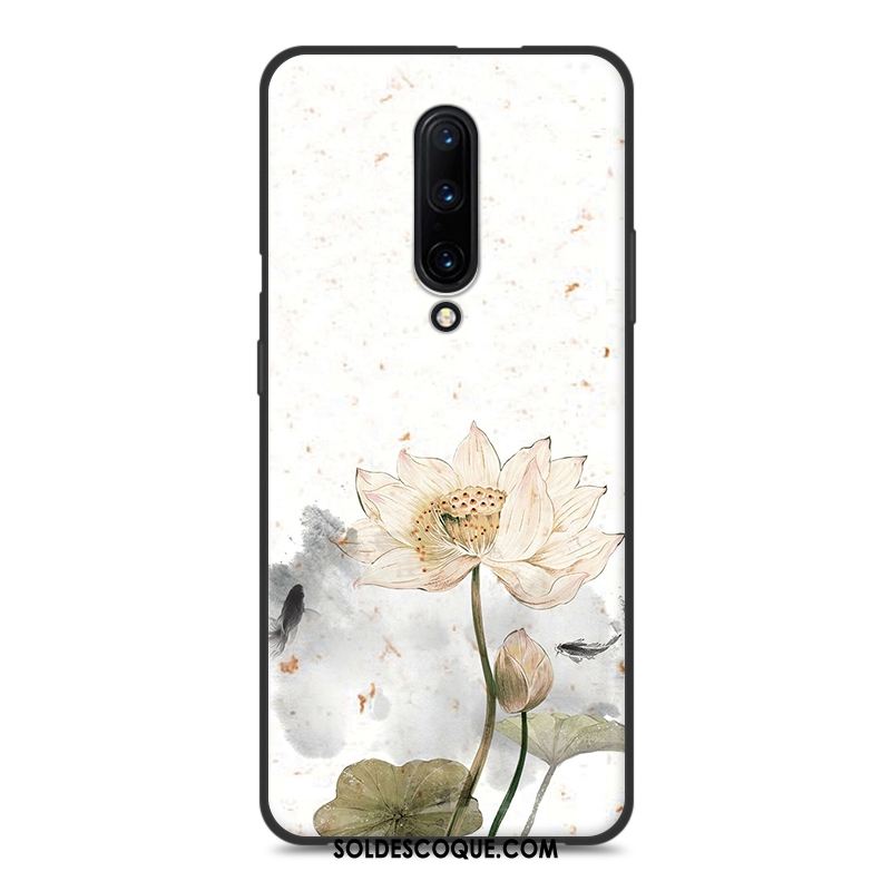 Coque Oneplus 7 Pro Frais Style Chinois Vintage Téléphone Portable Vert Soldes