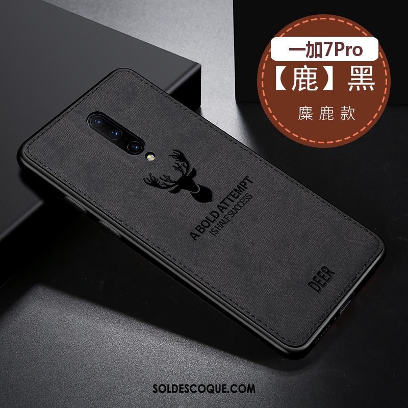 Coque Oneplus 7 Pro Incassable Simple Créatif Flanelle Personnalité Soldes