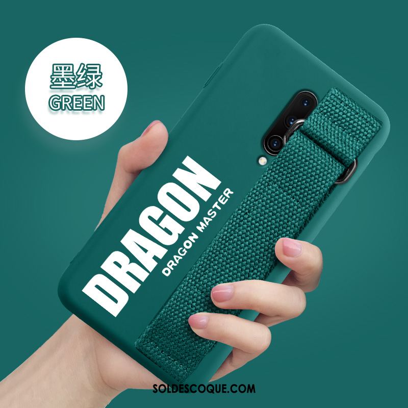 Coque Oneplus 7 Pro Marque De Tendance Fluide Doux Tout Compris Vert Téléphone Portable En Vente