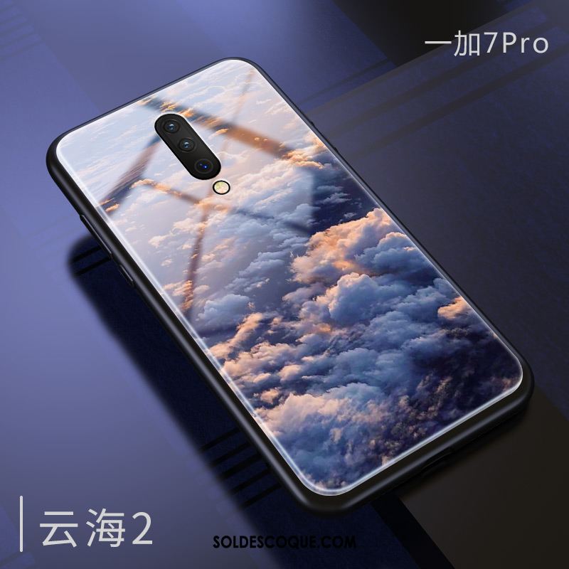 Coque Oneplus 7 Pro Marque De Tendance Téléphone Portable Incassable Tout Compris Miroir Pas Cher