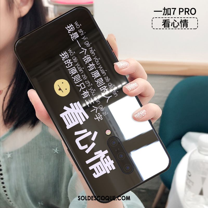 Coque Oneplus 7 Pro Silicone Délavé En Daim Incassable Rose Téléphone Portable Soldes