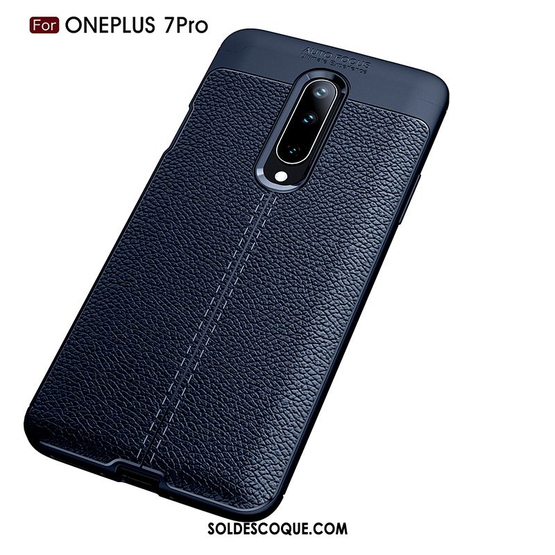 Coque Oneplus 7 Pro Silicone Simple Très Mince Tout Compris Rouge Pas Cher