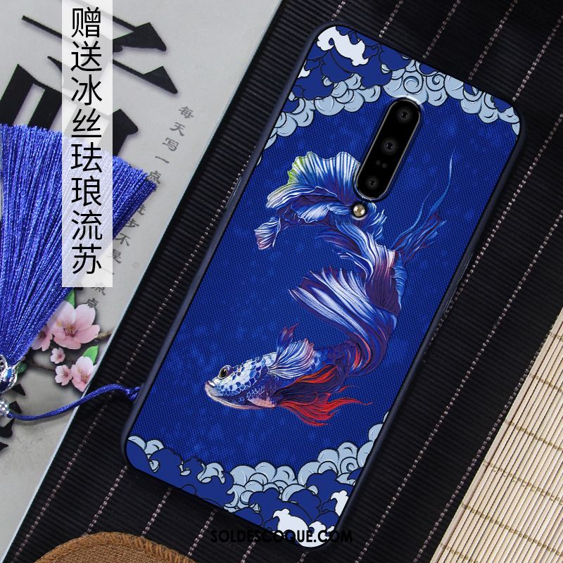 Coque Oneplus 7 Pro Silicone Tout Compris Style Chinois Incassable Gaufrage En Vente