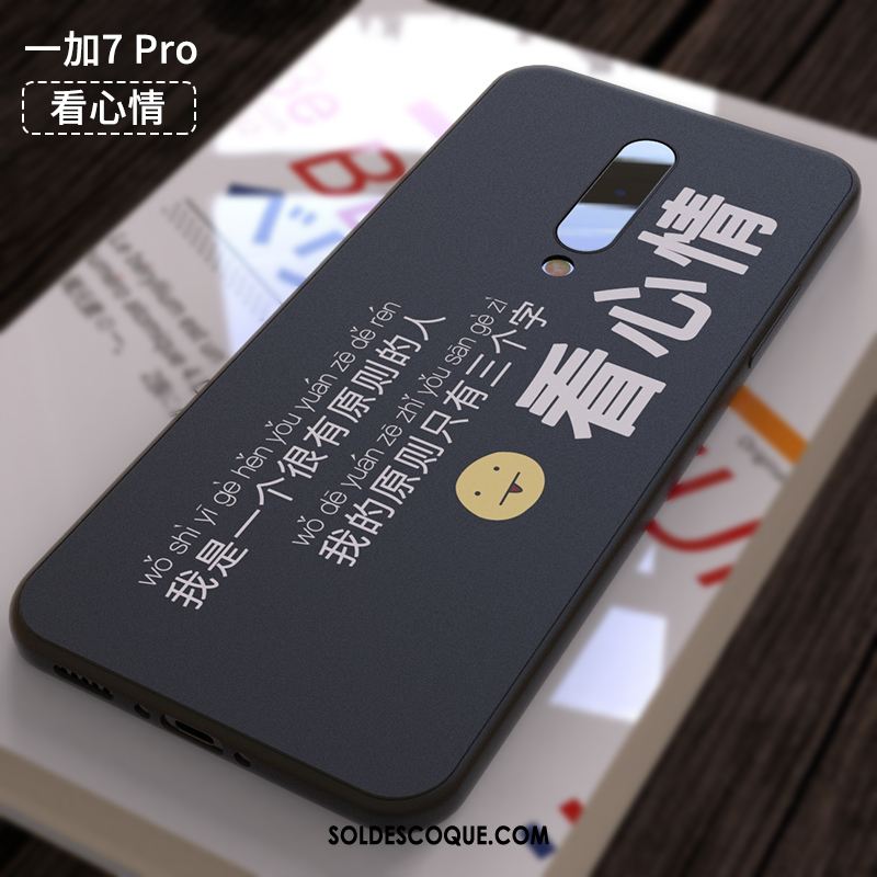 Coque Oneplus 7 Pro Téléphone Portable Délavé En Daim Protection Créatif Incassable En Vente