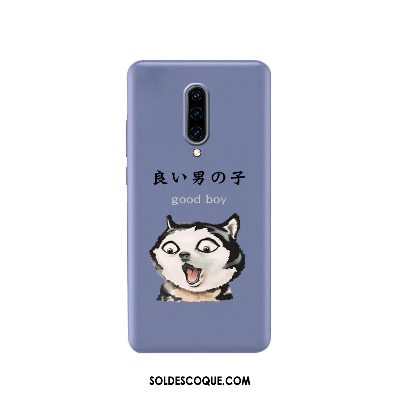 Coque Oneplus 7 Pro Téléphone Portable Silicone Rose Étui Couleur Unie Housse En Ligne