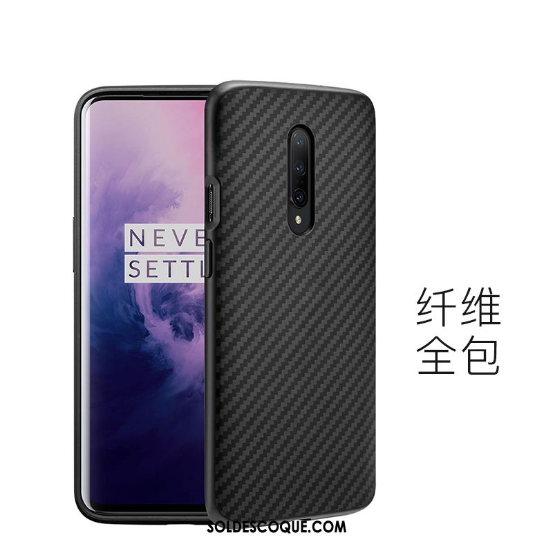 Coque Oneplus 7 Pro Téléphone Portable Très Mince Délavé En Daim Protection Nylon En Vente